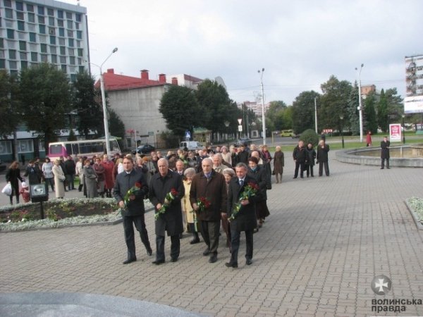 У Луцьку відзначили день народження президента Грушевського. ФОТО
