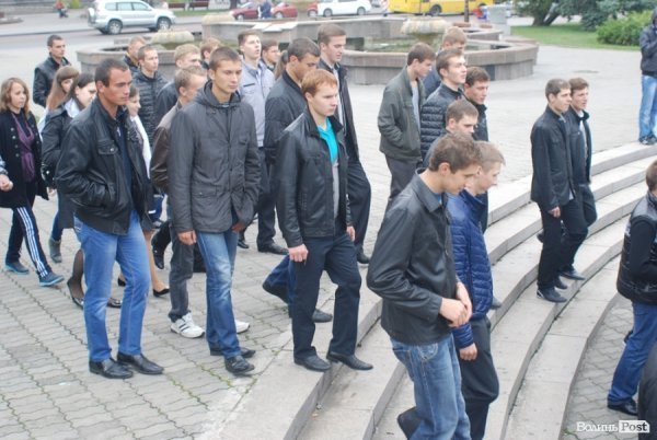 Марш тверезості в Луцьку. ФОТО