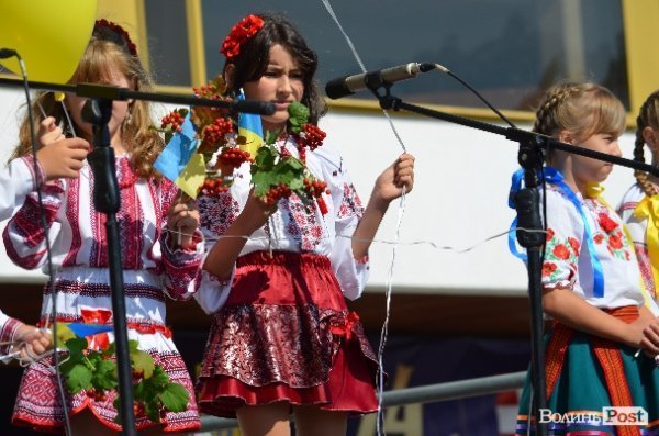 Лучани у вишиванках виклали число 930. ФОТО