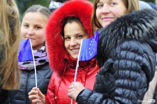 Студентський Євромітинг у Луцьку. ФОТО