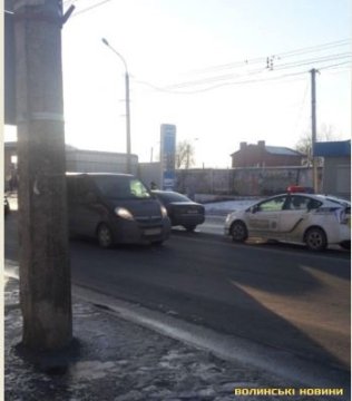 У Луцьку на Конякіна автівка в’їхала в Audi на «євробляхах»