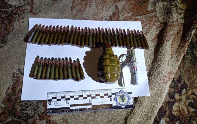 У волинян знайшли набої та гранати. ФОТО