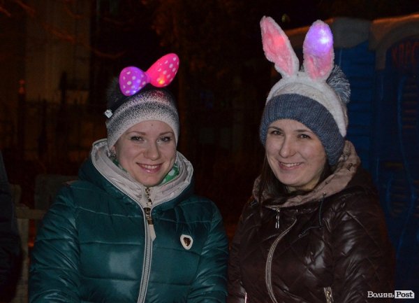 Як у Луцьку зустрічали Новий рік. ФОТО. ВІДЕО