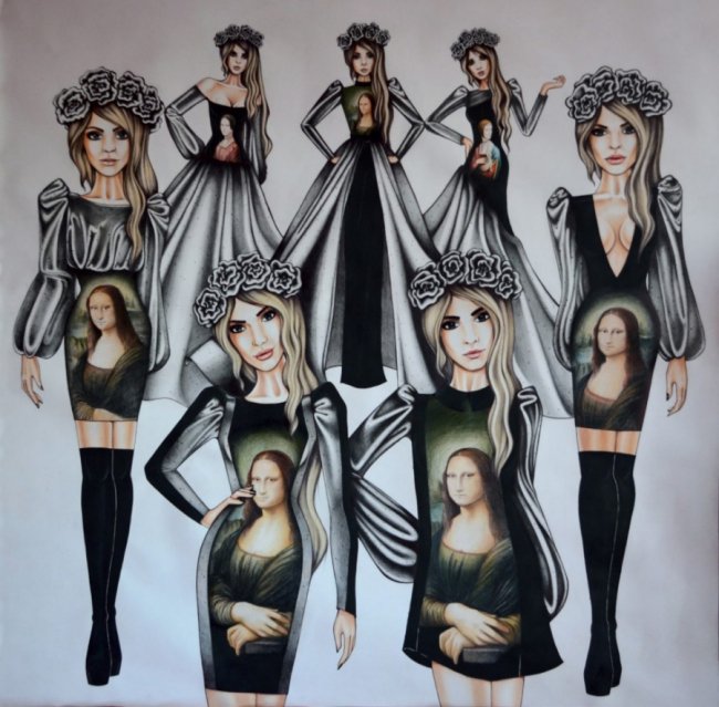 Художниця з Луцька звинуватила у плагіаті Dolce&Gabbana. ФОТО