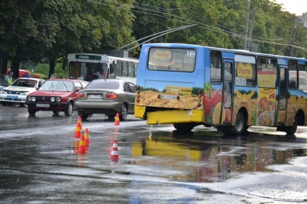 У Луцьку – потрійна ДТП. ФОТО