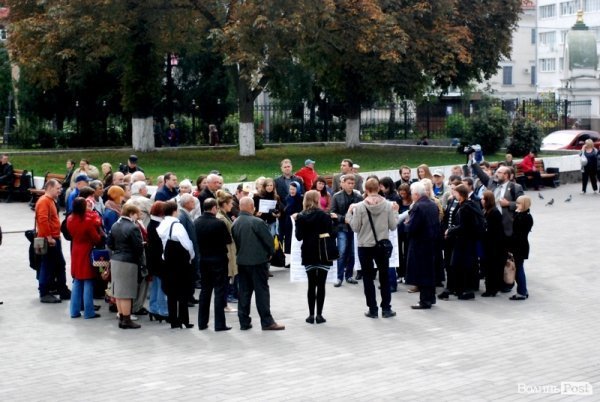 У Луцьку журналісти заявили про тиск і свавілля. ФОТО