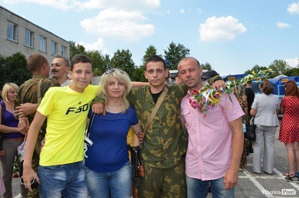 Волинські «нацгвардійці» повернулися додому. ФОТО. ВІДЕО