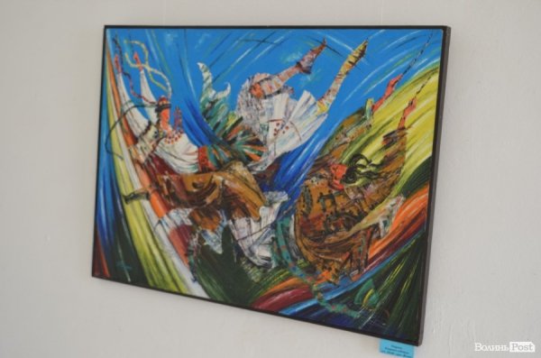 Коли полотна танцюють: у Луцьку відкрили виставку картин «в чотири руки». ФОТО