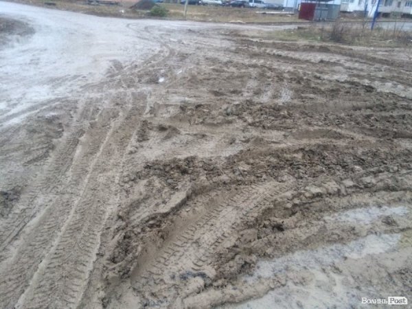 Луцьк: болото замість доріг. ФОТО