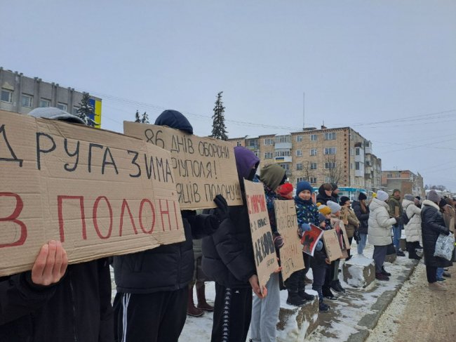 На Волині відбулася акція на підтримку полонених воїнів ЗСУ