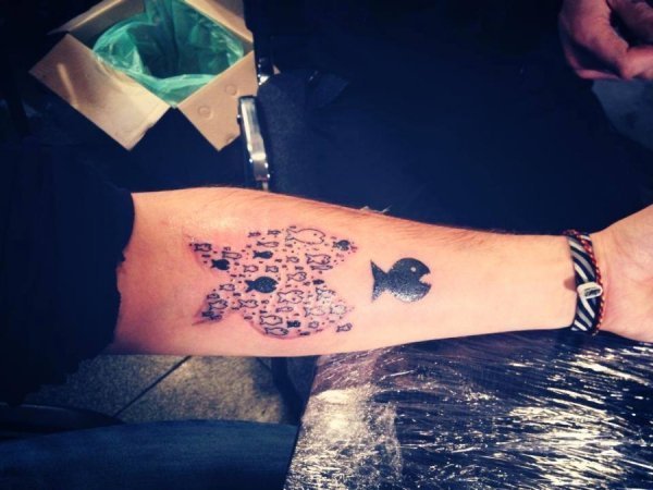 Акція в Українському домі ‒ безплатні татуклейноди. ФОТО