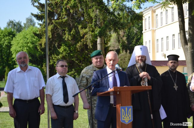 Оркестр, квіти і нагороди: у Луцьку «зелені берети» святкують професійне свято. ФОТО