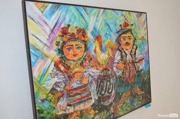 Коли полотна танцюють: у Луцьку відкрили виставку картин «в чотири руки». ФОТО