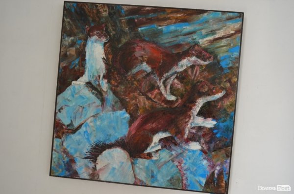 Коли полотна танцюють: у Луцьку відкрили виставку картин «в чотири руки». ФОТО