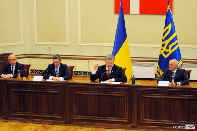 Володимир Гунчик, Віталій Ковальчук, Петро Порошенко, Олександр Савченко