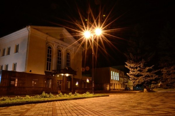 Фото нічного Луцька