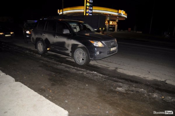 У Луцьку затримали нетверезого водія на Lexus