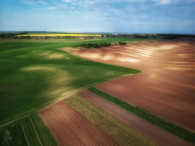 Волинський фотограф поділився фотографіями Волині з висоти пташиного польоту. ФОТО