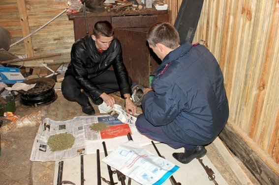 На Волині в росіянина вилучили арсенал зброї. ФОТО