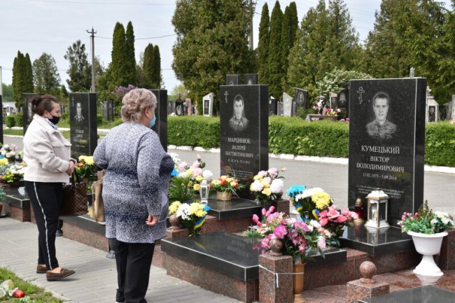 Лучани вшанували пам’ять військовослужбовців, які загинули на Сході України. ФОТО