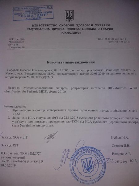 У 15-річної волинянки виявили страшну недугу: рідні благають про допомогу