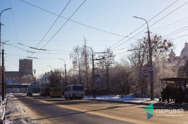 Мерехтливий сніг і кришталевий іній: Луцьк опинився у морозному полоні. ФОТО