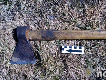 Чатував на поліцейських із сокирою: у Луцькому районі затримали агресивного злодія