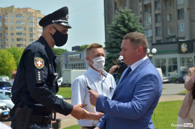Волинські «шерифи» отримали 25 службових позашляховиків. ФОТО