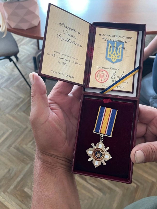 Дружині загиблого Героя з Волині вручили посмертний орден чоловіка. ФОТО