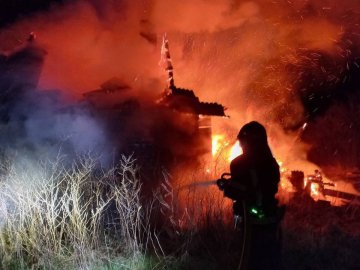 На Волині під час пожежі у будинку загинув чоловік
