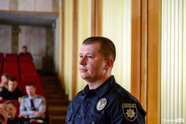 Подяки попередньому і завдання новому: як представляли головного патрульного Волині. ФОТО