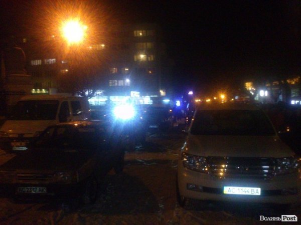 У водія екс-губернатора Волині через Автомайдан відібрали водійські права. ВІДЕО