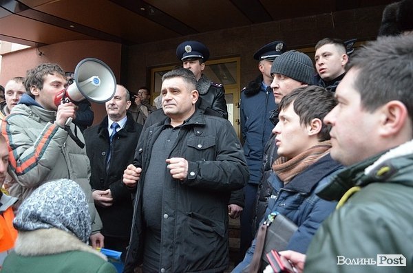Пікет міліції та прокуратури в Луцьку. ФОТО
