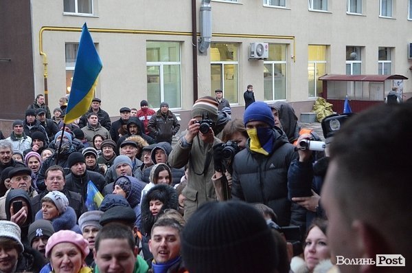 Пікет міліції та прокуратури в Луцьку. ФОТО