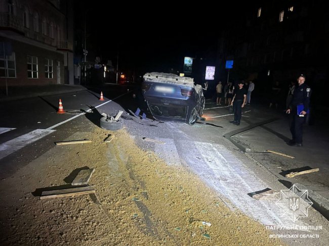 Патрульні оприлюднили деталі аварії на Волині