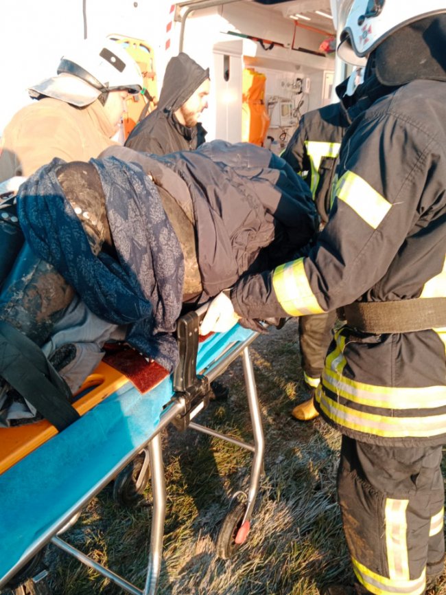 На Волині водійка автомобіля злетіла у кювет. ФОТО