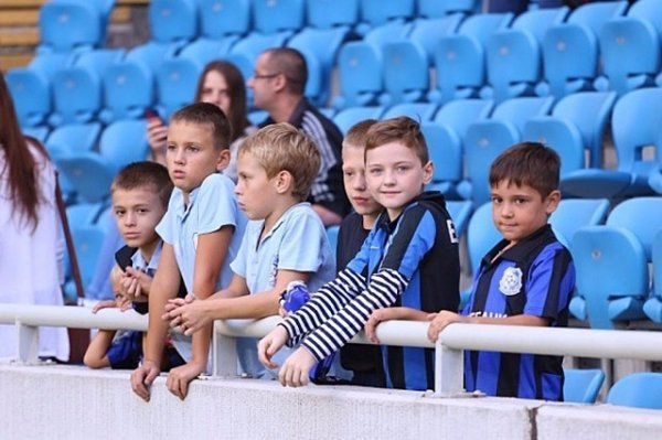 Емоції вболівальників на матчі «Чорноморець» - «Волинь». ФОТО