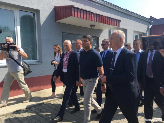 Гройсман прибув до Луцька. ФОТО