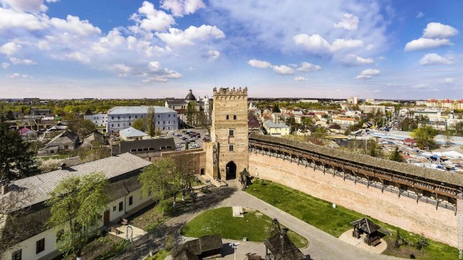 Оприлюднили фото замку Любарта з висоти