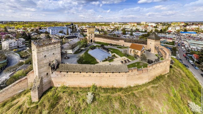 Оприлюднили фото замку Любарта з висоти