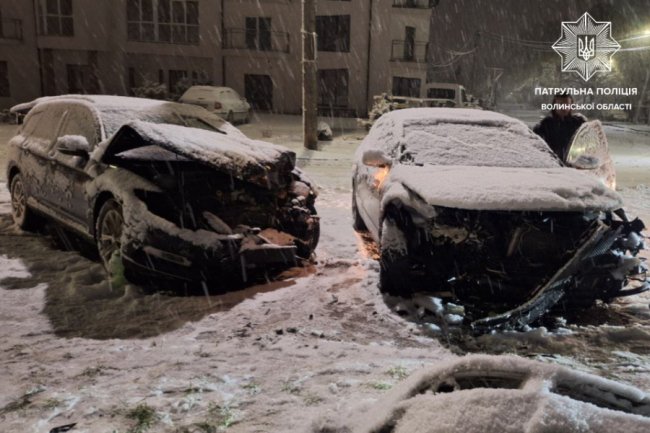 У Луцьку зіткнулися два автомобілі