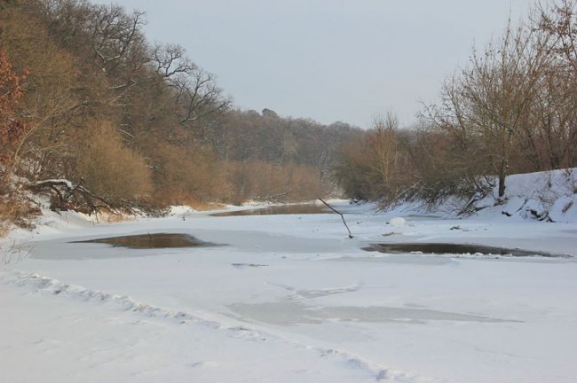 Казковий Стир скувало кригою. ФОТО