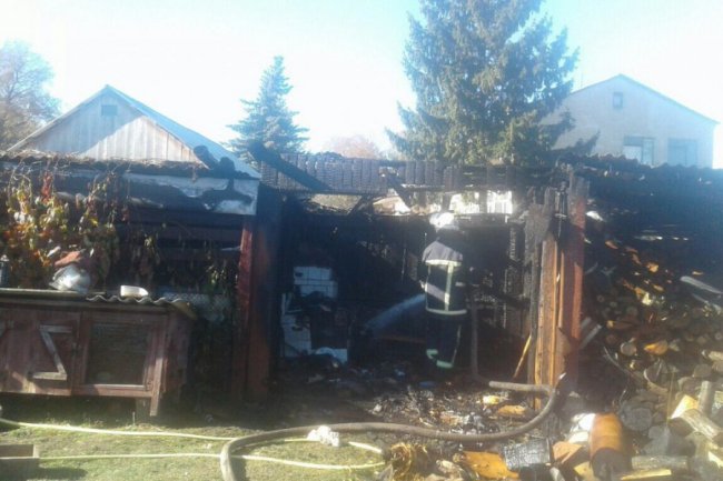 На Волині через несправну плиту горіла будівля