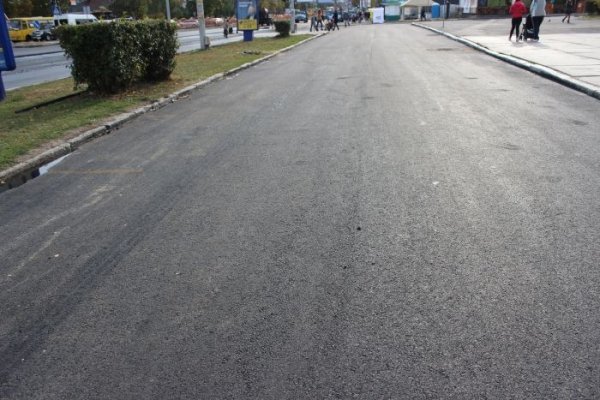 У Луцьку по-новому заасфальтували проспект Соборності. ФОТО