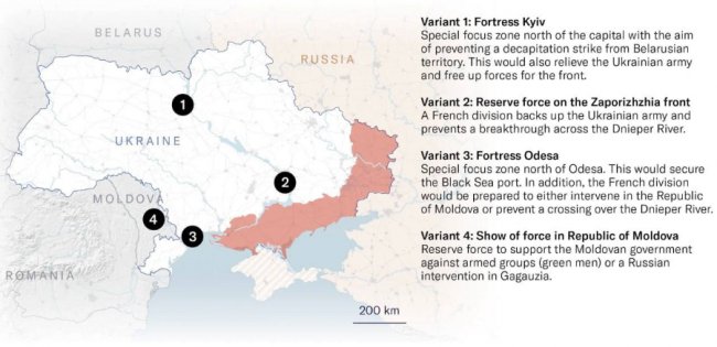 У медіа потрапили 4 сценарії, як може діяти французька армія в Україні