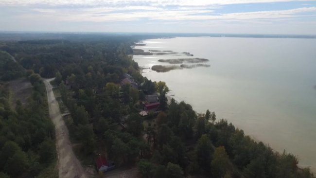 Показали краєвиди Шацька з висоти пташиного польоту. ФОТО