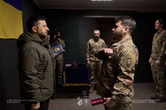 Президент та Головнокомандувач ЗСУ  нагородили бійців бригади «Любарт» за мужність і відданість Україні