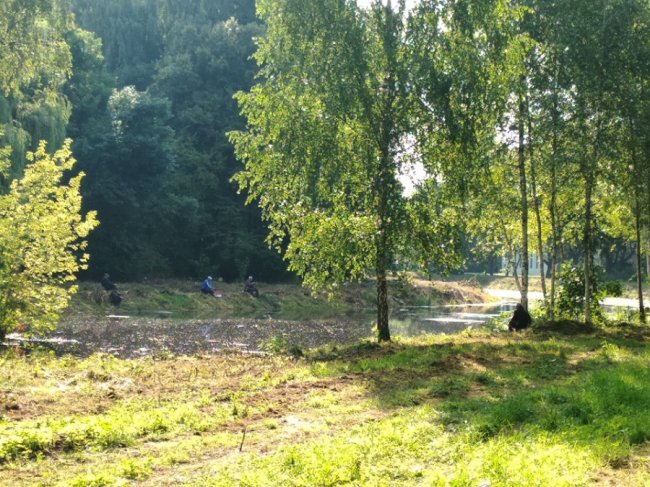 Ловлять рибку і нехтують законами: у луцькому парку порушників піймали «на гарячому»