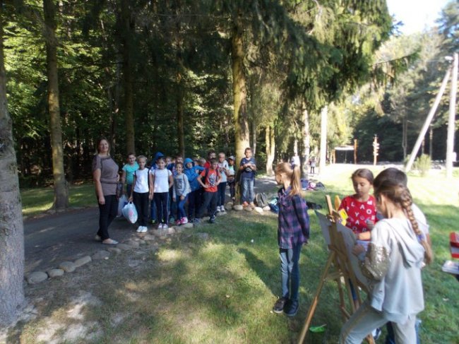 Дітлахи на Волині заготовляють жолуді древнього дуба. ФОТО