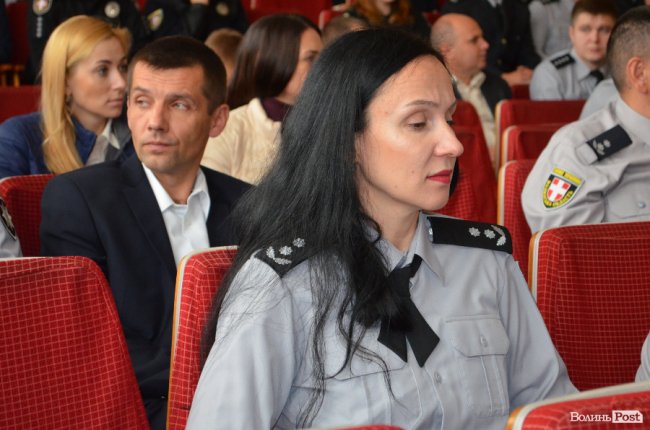 У Луцьку правоохоронців привітали з річницею створення Нацполіції. ФОТО